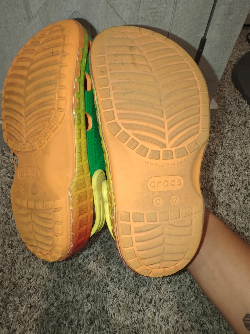 Crocs Kids' Haribo Gummy Bears Classic Clogs Green Size 12c